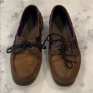 sperry ~ dark brown leather shoes